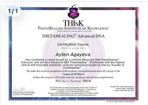 ThetaHealing — Advanced DNA