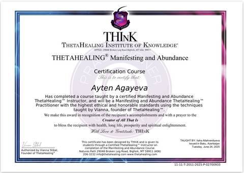 ThetaHealing — Manifesting and Abundance